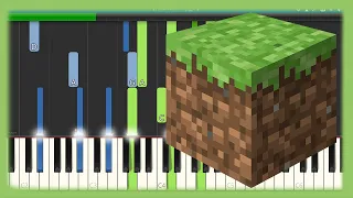 Dry Hands - Minecraft [PIANO TUTORIAL + SHEET MUSIC]