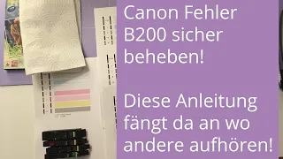 So gehts wirklich: Canon B200 Fehler beheben | Deutsch