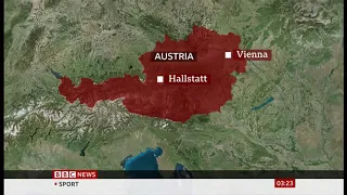 Hallstatt - town of 800 gets 1 million tourists a year (Austria) - BBC News - 31st July 2019