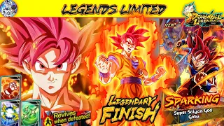 Dragon Ball Legends Concept- LF Revival SSJ God Goku Moveset!!
