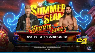 WWE 2K23 PC - Edge VS Seth "Freakin" Rollins [4K]