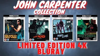 John Carpenter 4k Blu Ray Limited Edition Collection By Studio Canal.