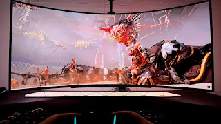 Horizon Forbidden West on LG's 2024 45" OLED UltraWide: BEAUTIFUL PC Gameplay | LG45GS96QB Gameplay