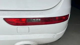 AUDI Q5 BUMPER TAILLIGHT BULB REPLACEMENT