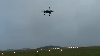 [4K] 2x F-35 Landing at Leeuwarden Airbase EHLW