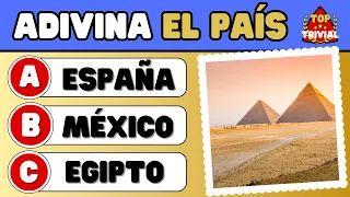 🌍 Adivina El PAIS Por La FOTO 📸 | TOP TRIVIAL | Cultura General | 3 Niveles | #Quiz #Trivia