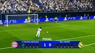 Bayern Munich vs Real Madrid | Penalty Shootout Final UEFA Champions League 2022 UCL | PES 2021