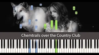 Lana Del Rey - Chemtrails Over The Country Club - Piano Cover (Synthesia)