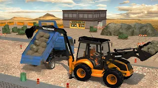 Excavator Simulator Construction Builder - Backhoe & Dump Truck Drive | Android GamePlay