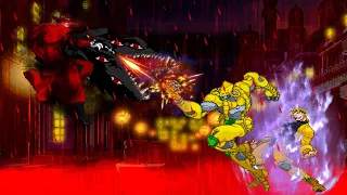 DIO Vs Alucard - Extremely Violent Battle! JoJo's Bizarre Adventure VS Hellsing - MUGEN