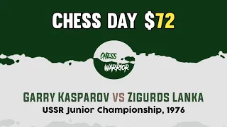 Garry Kasparov vs Zigurds Lanka | USSR Junior Championship, 1976