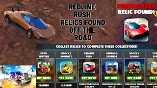 Redline rush relics found location off the road 🛣️ The shore map 🗺️ redline rush location #3 relic