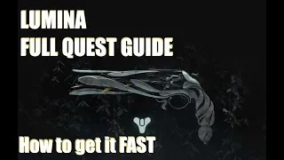 Lumina Quest Steps | Destiny 2 | LUMINA FULL GUIDE
