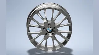 Inventor 2020 Tutorial #123 |3D Model - BMW M5 Rim Design