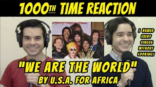 NAMED EVERY SINGER WITHOUT LOOKING! | We Are the World | REACTION