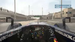 F1 2013 Wet Track Test