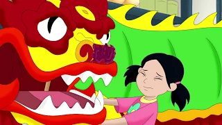 George's Curious Dragon Dance 🐵Curious George 🐵Kids Cartoon🐵Kids Movies🐵Videos for Kids