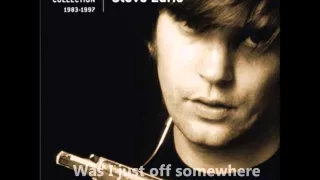 Steve Earle - Goodbye  (With Lyrics)