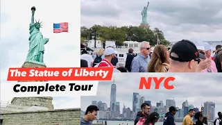 Statue of Liberty Tour at Liberty park, New York, USA | Complete tour of cruise ship, Ellis Island