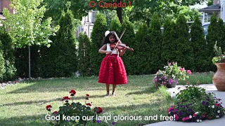 O CANADA NATIONAL ANTHEM | Violin | Sahana