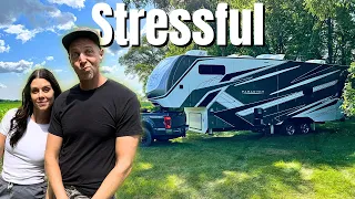 We Almost Run Out of Fuel on the Road! - RV Tow Update