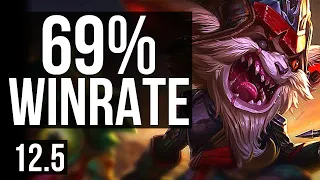 KLED vs TRYNDA (TOP) | 10/1/6, 69% winrate, Legendary | EUW Diamond | 12.5