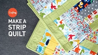 Strip quilt project (quick & easy!) | Quilting Tutorial with Angela Walters