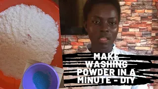 How to make WASHING POWDER (DIY) - STEP BY STEP #getaskill