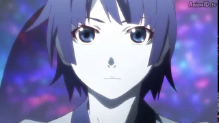 Senjougahara defendiendo a su novio Araragi