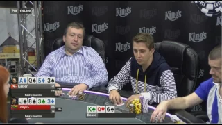 Absolute preflop madness 102k pot Ronny vs Tony G and the Krocodile