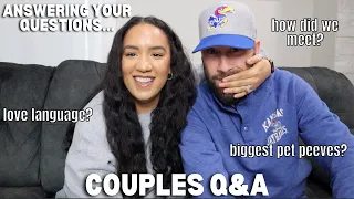 Couples Q&A with my husband // get to know us + how we met