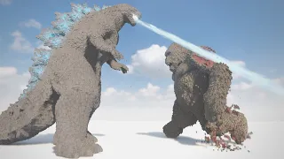 Godzilla vs Kong MOD in Teardown