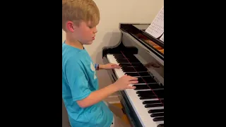 Ben Kidwell Practicing Billy Joel’s Piano Man