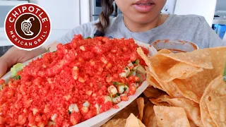 ASMR CHIPOTLE 🌯 BRISKET BURRITO BOWL + QUESO CHIP BIG BITE MUKBANG WHISPERING REAL EATING SOUND 먹방