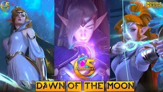 mlbb new song | Dawn of moon | MLBB 5th anniversary cinematic animation | mlbb5th anniversary anime