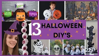 13 MUST SEE super fun & easy Halloween crafts! [party favors] [DIY'S]