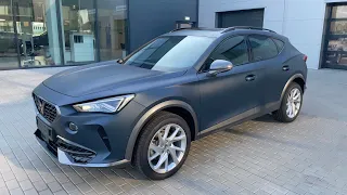 Cupra Formentor 1.5 TSI 150 KM DSG Petrol Blue Matt! Dach panoramiczny, kubełkowe fotele. Od ręki!