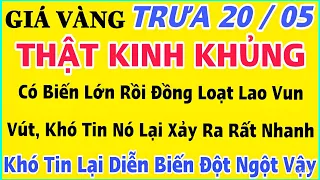 Giá vàng hôm nay 9999 ngày 20/5/2024 | GIÁ VÀNG MỚI NHẤT || Xem bảng giá vàng SJC 9999 24K 18K 10K