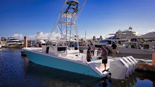 Palm Beach Boat Show Full Tour ! Boats,Yachts and Laughs ! (Chit Show Part 2)