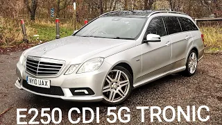 E250 CDI BLUEFICIENCY SPORT ( S212) , 204HP  5G TRONIC.ESTATE, REVIEW AND TEST DRIVE.