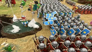 THESE ROMANS ARE CRAZY ⭐ Playmobil Asterix and Obelix Vs Romans-Playmobil Torrent Exhibition