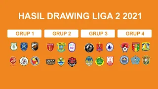 RESMI!! Pembagian Grup Liga 2 2021