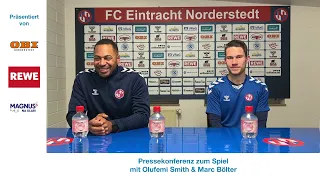 Pressekonferenz zum Spiel Eintracht Norderstedt - SSV Jeddeloh | Regionalliga Nord | 04.12.2022