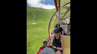 SWITZERLAND Train Trip in the Swiss Alps | Please subscribe to my channel❤️