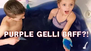 Hudson and Belle's First Gelli Baff!  We used 3 times the packets! | So funny.