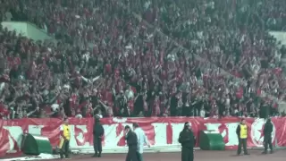 FANS OF CSKA SOFIA singing against FULHAM 17.09.2009