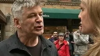 Alec Baldwin Shouts Down Reporter