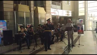 Смуглянка - военный оркестр в Костанайской областной больнице