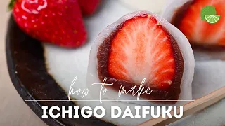 Easy Ichigo Daifuku Recipe (Strawberry Mochi)