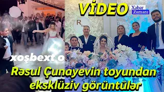 Rəsul Çunayevin toyundan eksklüziv görüntülər